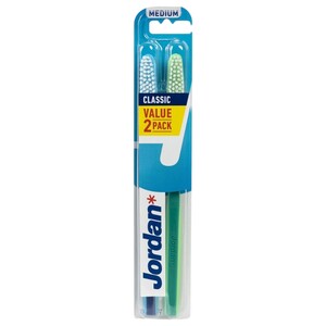 Jordan Toothbrush Classic 2 Pieces Medium
