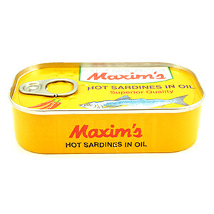 Maxim's Hot Sardines In Oil 125G