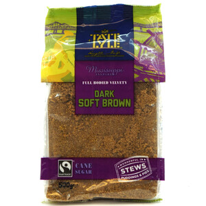 Tate Lyle Dark Brown Soft Sugar 500G