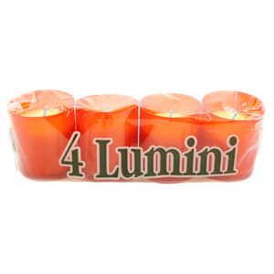 Ceraria Bougie Rouge 4 Pieces