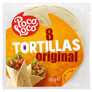 Poco Loco 8 Tortilla Flour 320G
