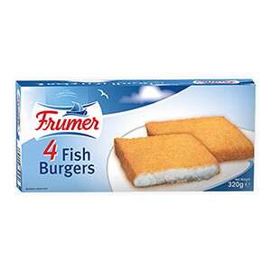Frumer Frozen Fish Burgers 4 Pieces 320G
