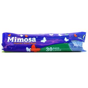 Mimosa Trash Bags Large Blue 30 Pieces