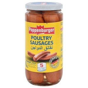 Poppenburger Poultry Sausages 5 Pieces 250G