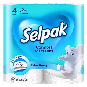 Selpak Extra Soft Toilet Paper 4 Rolls