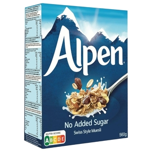 Alpen No Added Sugar 560G
