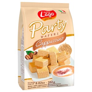Lago Party Wafers Cappuccino 250G