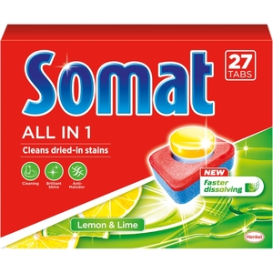 Hkl Somat All In 1 Tabs Lemon 27 Tabs 486G