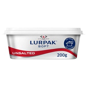Lurpak Butter Unsalted Soft 200G