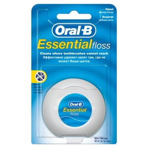 Oral-B Dental Floss Waxed Mint 50M