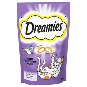 Dreamies With Delectable Duck 60G
