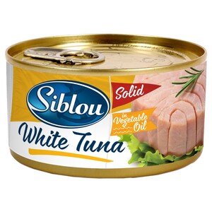 Siblou White Tuna In Vegetable Oil 185G