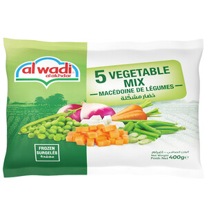 Al Wadi Al Akhdar Frozen 5 Vegetable Mix 400G