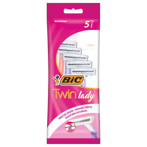 Bic Razor Twin Lady Pouch Neutral 5 Pieces