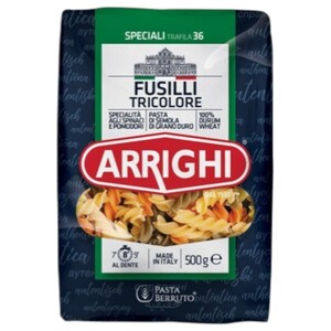 Arrighi Pasta Fusilli Tricolore 500G