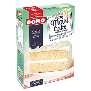 Domo Extra Moist Cake Vanilla 500G