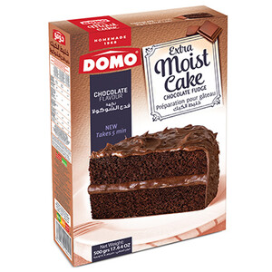 Domo Extra Moist Cake Chocolate Fudge 500G