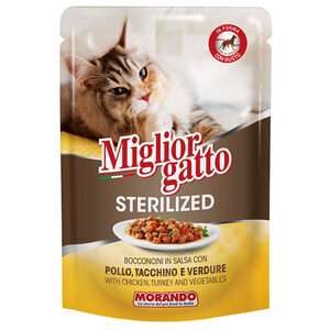 Miglior Gatto Sterilized Pochon Pollo 85G