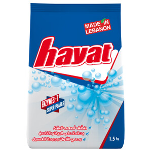 Hayat Laundry Powder Detergent Original 1.5Kg