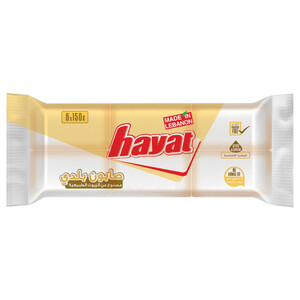 Hayat Bar Soap Traditional White*6 900G