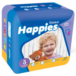 Happies Stylish & Secure X-Large 16-23Kg 24 Diaper