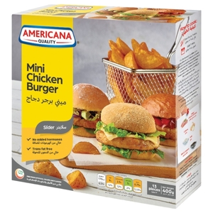 Americana Mini Chicken Burgers 400G