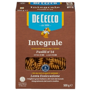 De Cecco Fusilli Integrali N34 500G