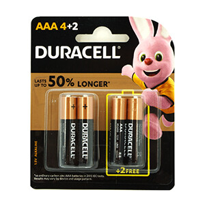 Duracell Plus Power Aaa 4+2 Free