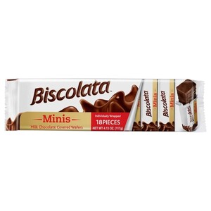 Biscolata Minis Hazelnut 18 Pieces 117G