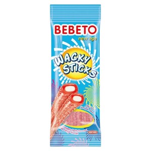 Bebeto Jelly Wacky Sticks 75G