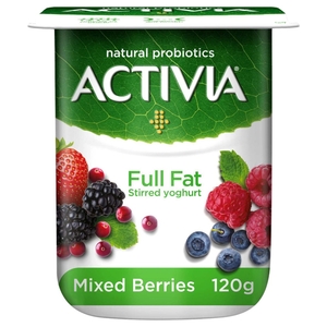 Activia Yoghurt Mixed Berries 120G