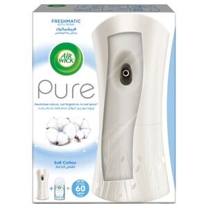 Airwick Freshmatic Auto Spray Kit Pure Soft Cotton 250Ml