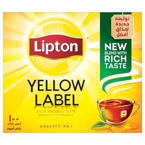 Lipton Yellow Label Tea Fresh Gulf 100 Tea Bags