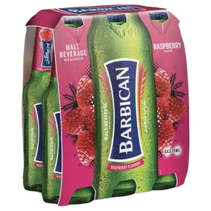 Barbican Malt Beverage Raspberry 330Ml X6
