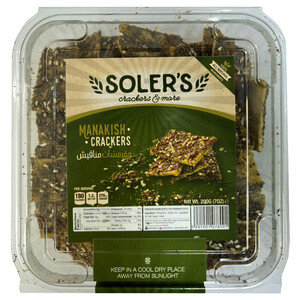 Tsoler's Manakish Crackers 200G