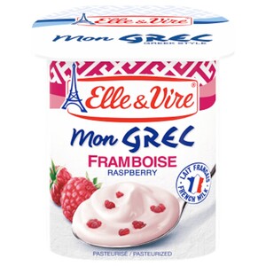 Elle & Vire Dessert Mon Grec Raspberry 125G