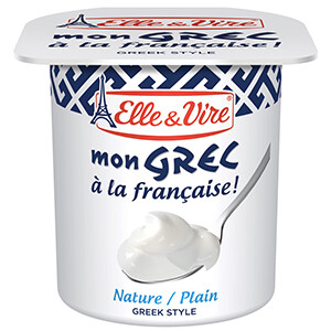 Elle & Vire Mon Grec Nature 125G