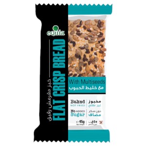 eQuia Flat Crisp Bread With Multicereal 45G