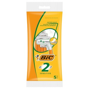 Bic 2 Sensitive Razors 5 Pieces