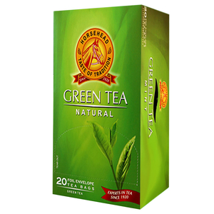 Horse Head Green Tea Natural 20 Tea Bags
