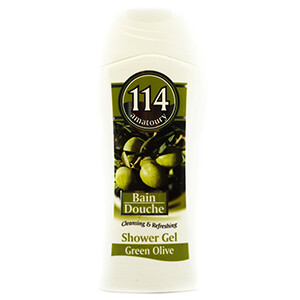 114 Shower Gel Green Olive 250Ml