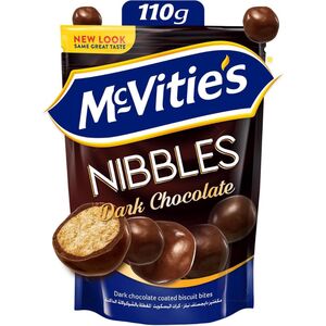 Mcvities Nibbles Digestive Dark Chocolate 110G