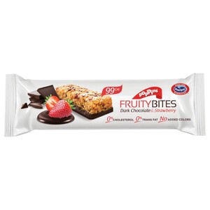Poppins Fruity Bites Dark Chocolate & Strawberry 25G
