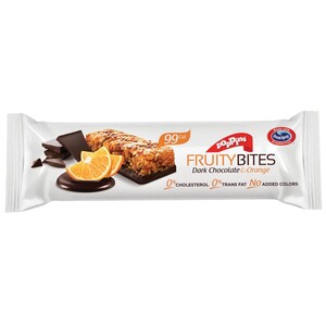 Poppins Fruity Bites Dark Chocolate & Orange 25G