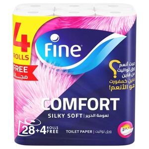 Fine Toilet Paper Comfort 28+4 Rolls