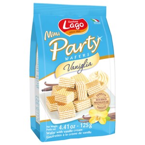 Lago Mini Party Wafers Vanilla 125G
