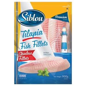Siblou Frozen Tilapia Fish Fillets 900G