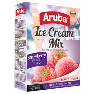 Aruba Ice Cream Mix Strawbery 70G