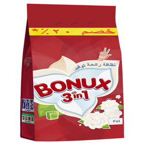 Bonux Powder Laundry Detergent Swatch Jasmine 1.5Kg -20% Off