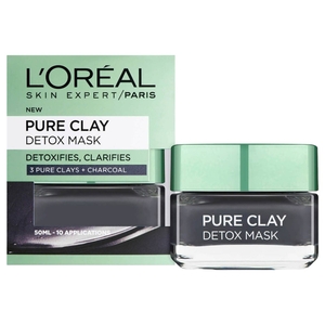 L'oreal Pure Clay Mask Black 50Ml